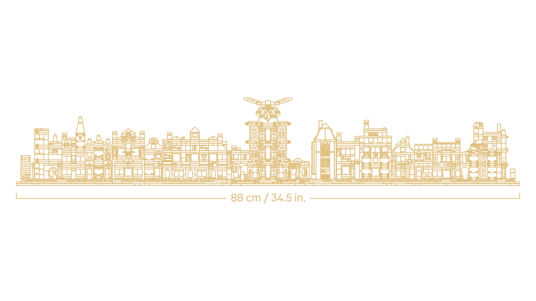 לגו Harry Potter™ - חנויות קוסמים בסמטת דיאגון‎ (76444)-3