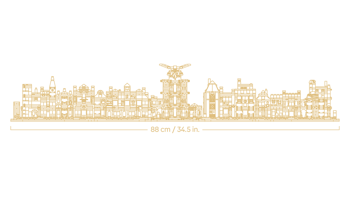 לגו Harry Potter™ - חנויות קוסמים בסמטת דיאגון‎ (76444)-4