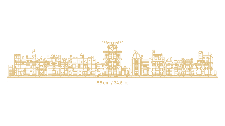 לגו Harry Potter™ - חנויות קוסמים בסמטת דיאגון‎ (76444)-4