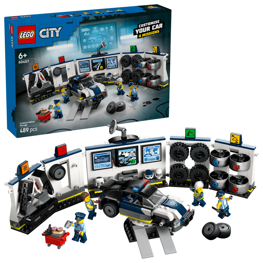 לגו City - מוסך לרכב משטרה בהתאמה אישית (60457)-1