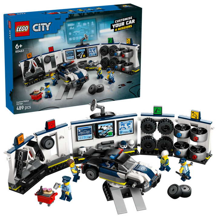 לגו City - מוסך לרכב משטרה בהתאמה אישית (60457)-2