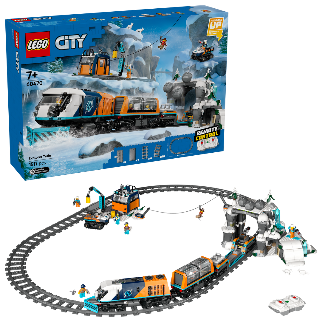 לגו City - רכבת אקספרס לחוקרים בקוטב הצפוני (60470)-1