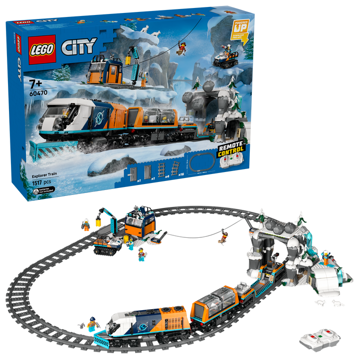 לגו City - רכבת אקספרס לחוקרים בקוטב הצפוני (60470)-2