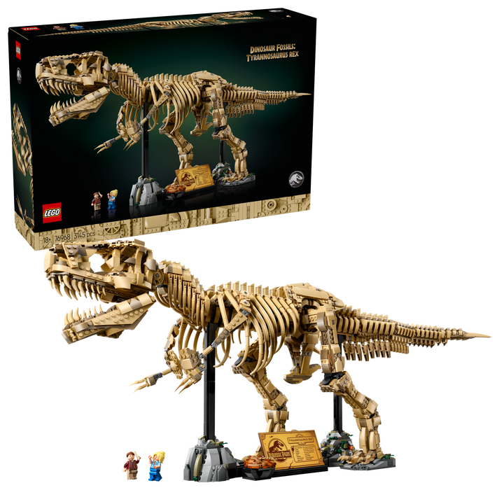 לגו Jurassic World - מאובני דינוזאורים: טירנוזאורוס רקס (76968)-2