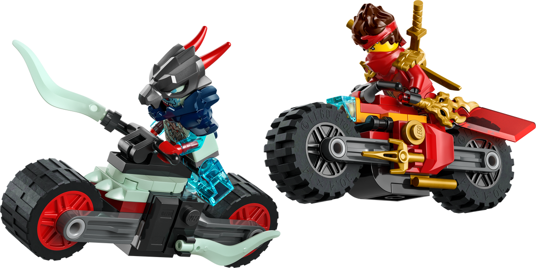 לגו NINJAGO® - מרוץ מהירות באופנוע של קאי (71838)-0