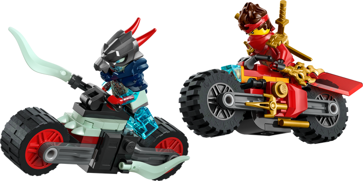 לגו NINJAGO® - מרוץ מהירות באופנוע של קאי (71838)-1