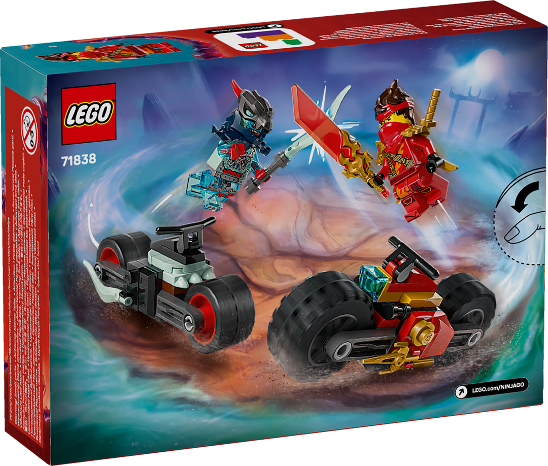 לגו NINJAGO® - מרוץ מהירות באופנוע של קאי (71838)-1