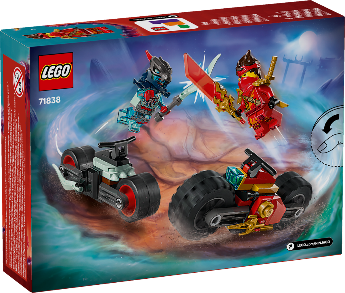 לגו NINJAGO® - מרוץ מהירות באופנוע של קאי (71838)-2