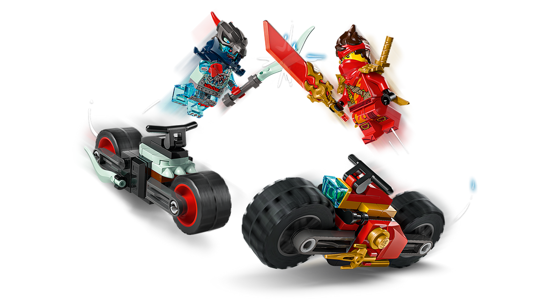 לגו NINJAGO® - מרוץ מהירות באופנוע של קאי (71838)-2