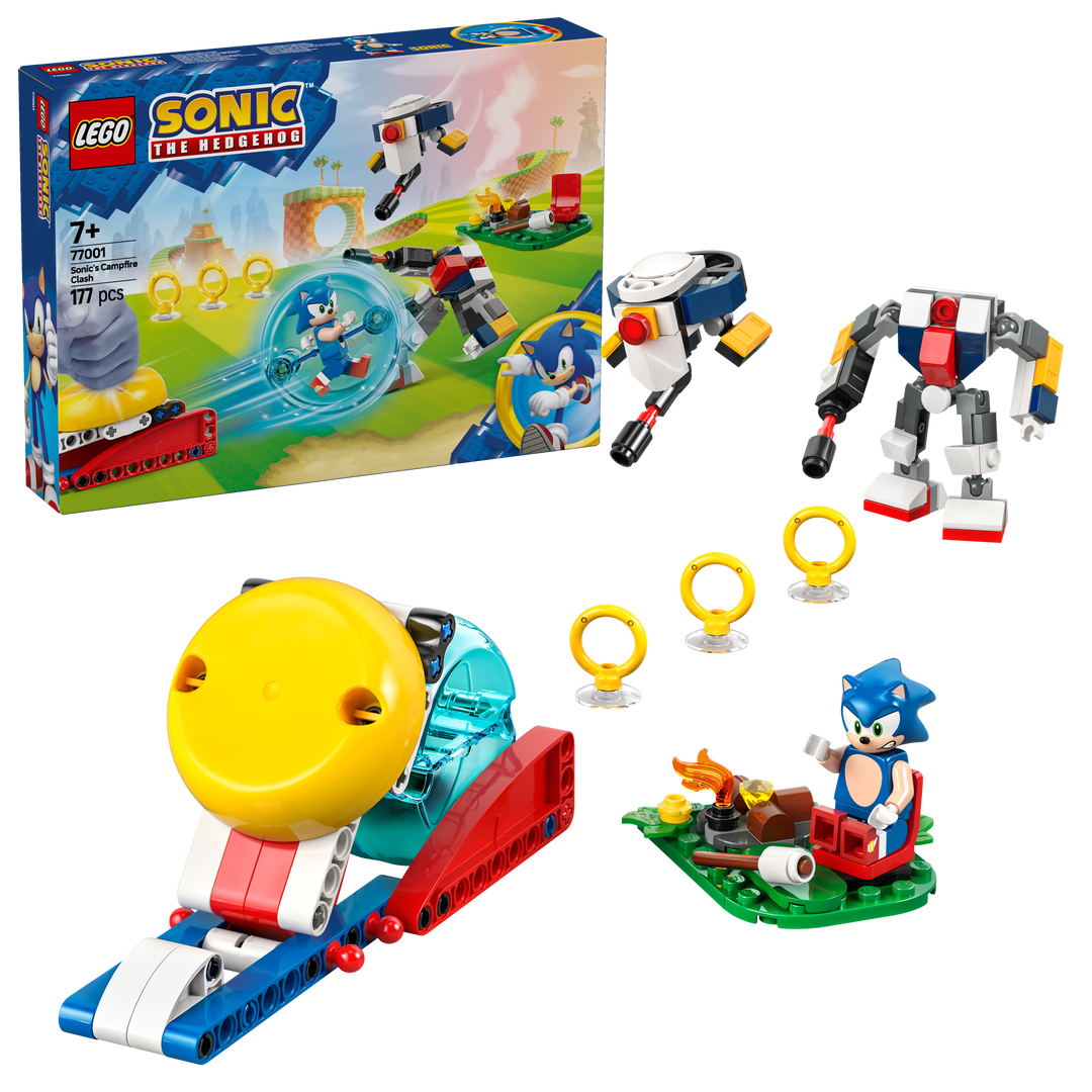 לגו Sonic the Hedgehog™ - עימות במדורה של Sonic (77001)-1
