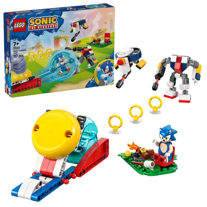 לגו Sonic the Hedgehog™ - עימות במדורה של Sonic (77001)-2