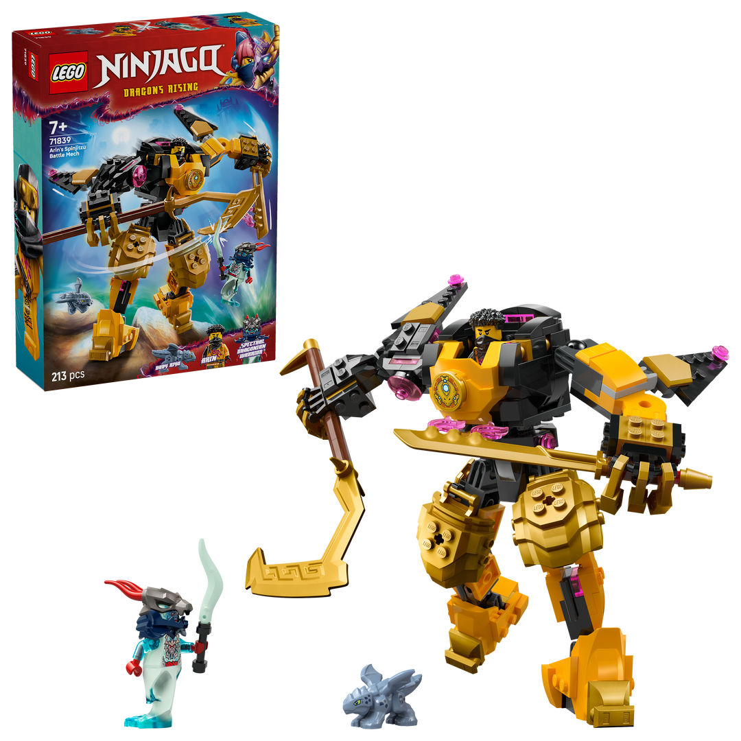 לגו NINJAGO® - רובוט קרב ספינג'יטסו של ארין (71839)-1
