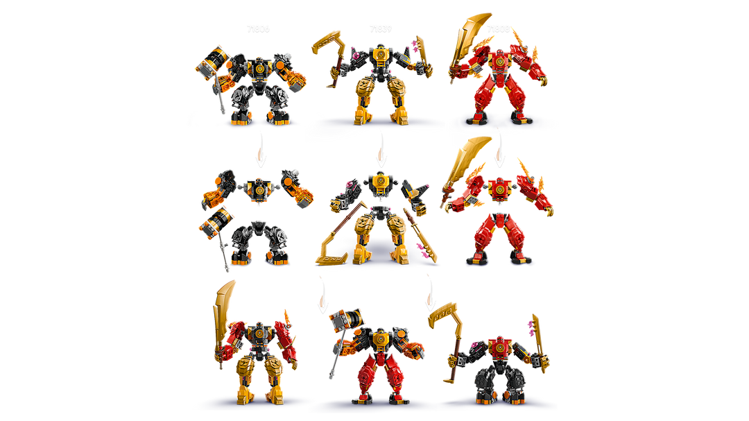 לגו NINJAGO® - רובוט קרב ספינג'יטסו של ארין (71839)-2