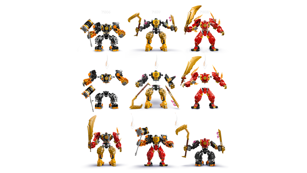 לגו NINJAGO® - רובוט קרב ספינג'יטסו של ארין (71839)-3