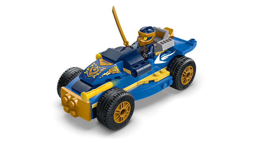 לגו NINJAGO® - רוג נגד דריקס בדו-קרב מכוניות מרוץ (71840)-5