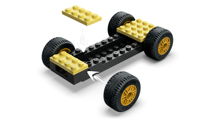לגו NINJAGO® - רוג נגד דריקס בדו-קרב מכוניות מרוץ (71840)-7