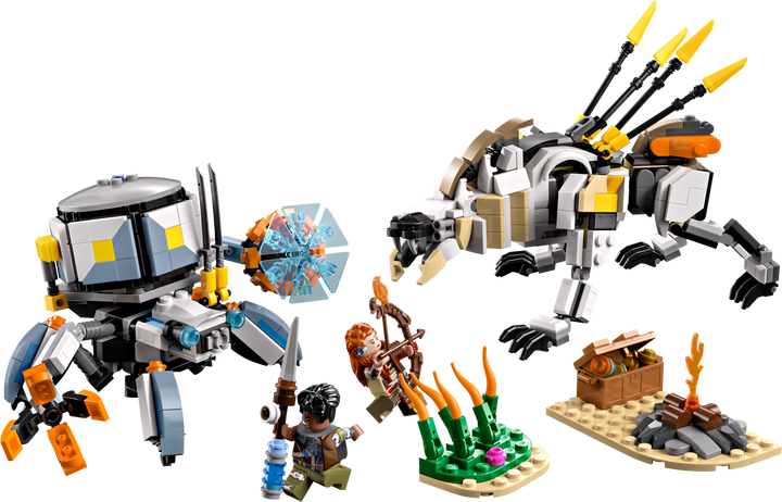 לגו Horizon Adventures™ - Aloy ו-Varl נגד Shell-Walker ו -Sawtooth (77037)-1