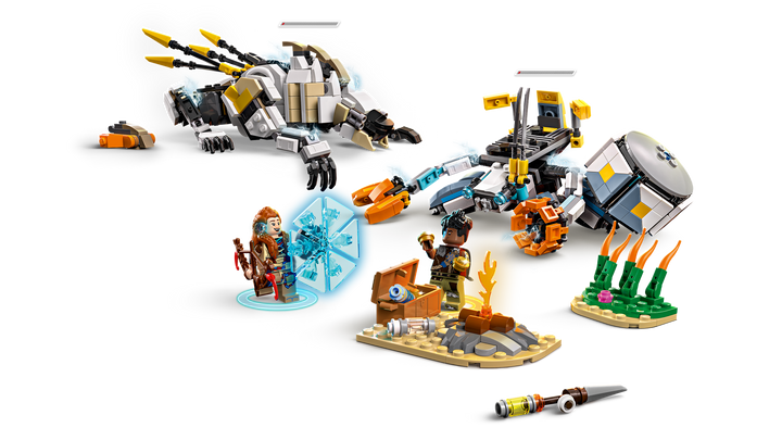 לגו Horizon Adventures™ - Aloy ו-Varl נגד Shell-Walker ו -Sawtooth (77037)-5