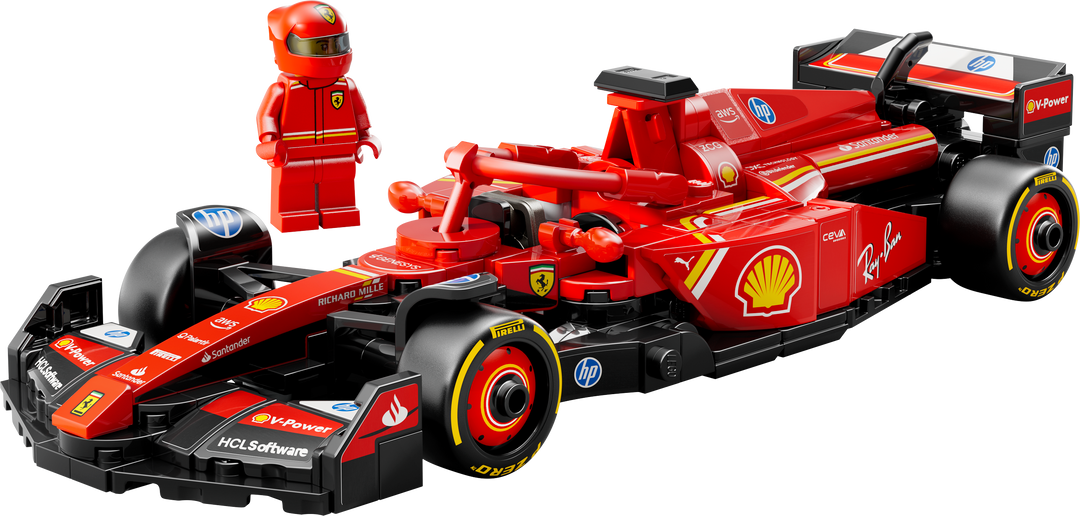 לגו Speed Champions - מכונית מרוץ Ferrari SF-24 ®F1 (77242)