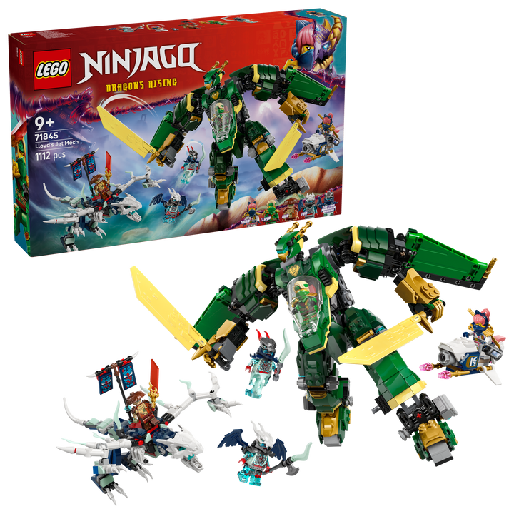 לגו NINJAGO® - רובוט מטוס של לויד (71845)-2