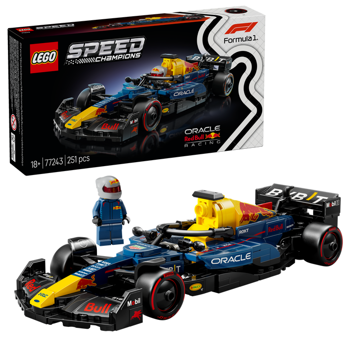 לגו Speed Champions - מכונית מרוץ Oracle Red Bull Racing RB20 F1® (77243)-2