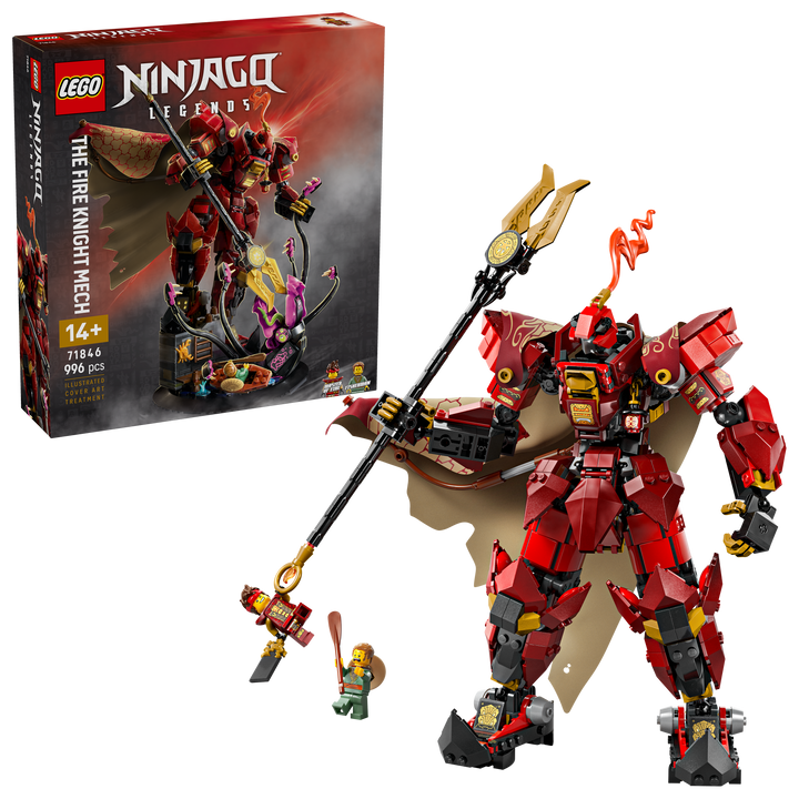 לגו NINJAGO® - רובוט אביר האש (71846)-2