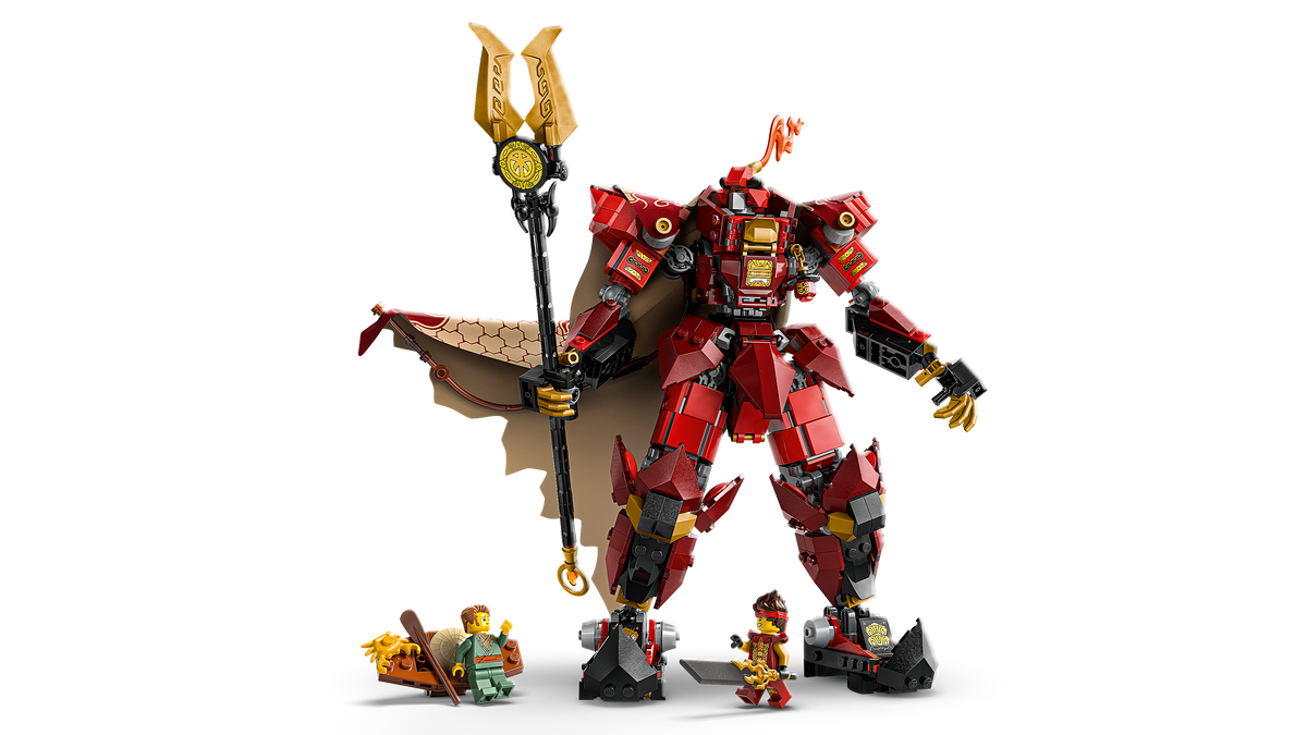 לגו NINJAGO® - רובוט אביר האש (71846)-4