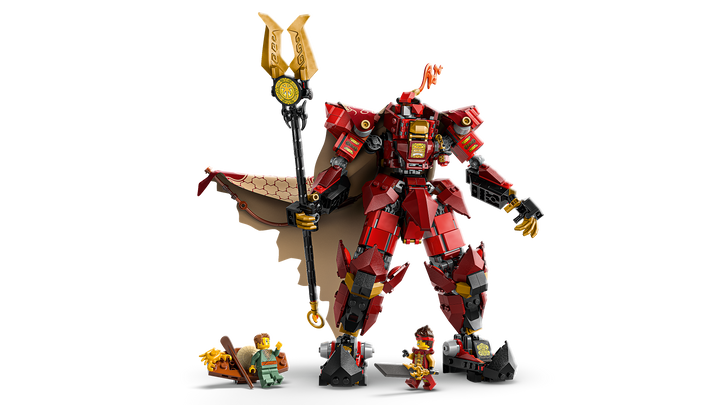 לגו NINJAGO® - רובוט אביר האש (71846)-4