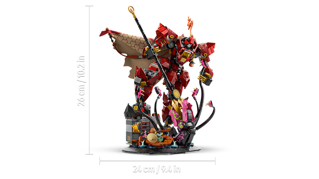 לגו NINJAGO® - רובוט אביר האש (71846)-4