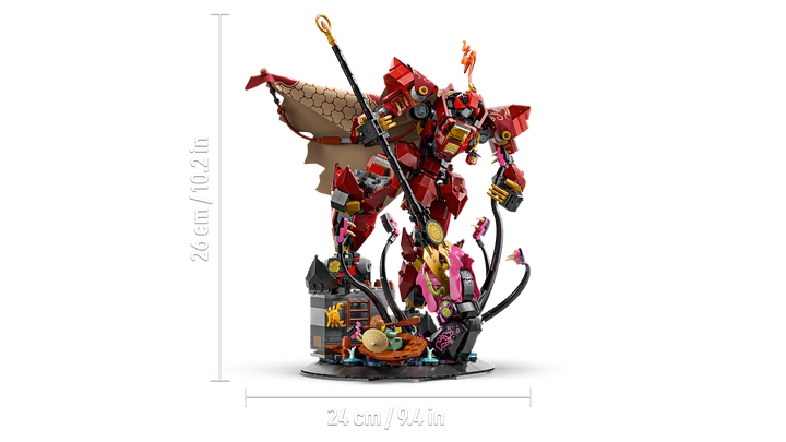 לגו NINJAGO® - רובוט אביר האש (71846)-5