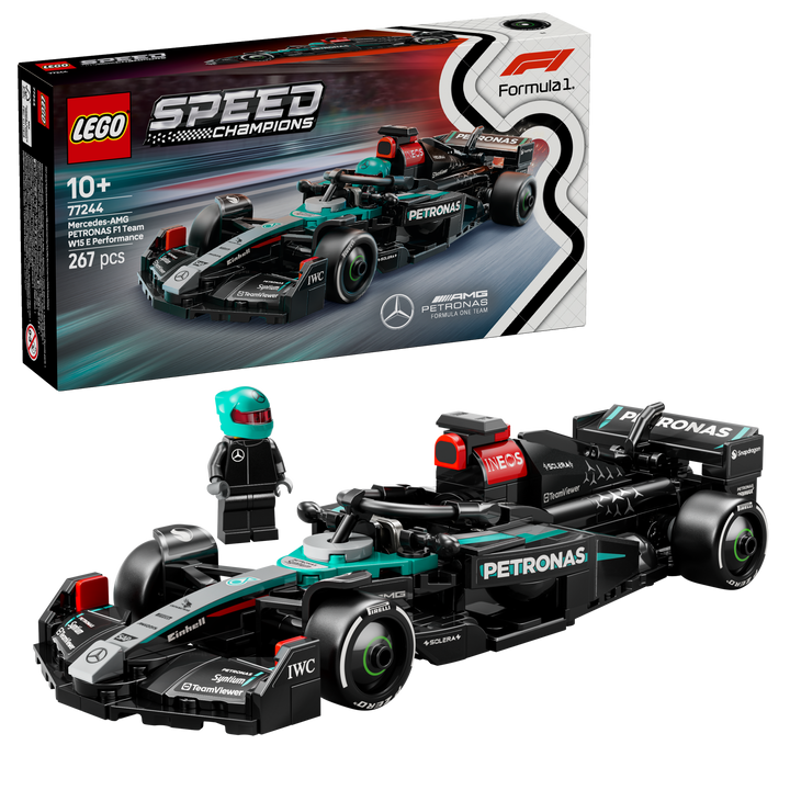 לגו Speed Champions - מכונית מרוץ Mercedes-AMG ®F1 W15 (77244)-2