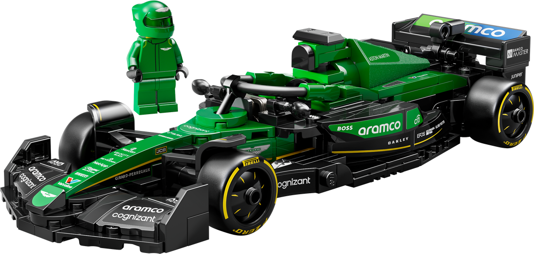לגו Speed Champions - מכונית מרוץ Aston Martin Aramco ®F1 AMR24 (77245)
