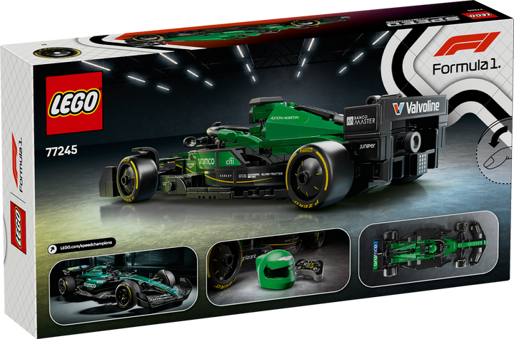 לגו Speed Champions - מכונית מרוץ Aston Martin Aramco ®F1 AMR24 (77245)-2