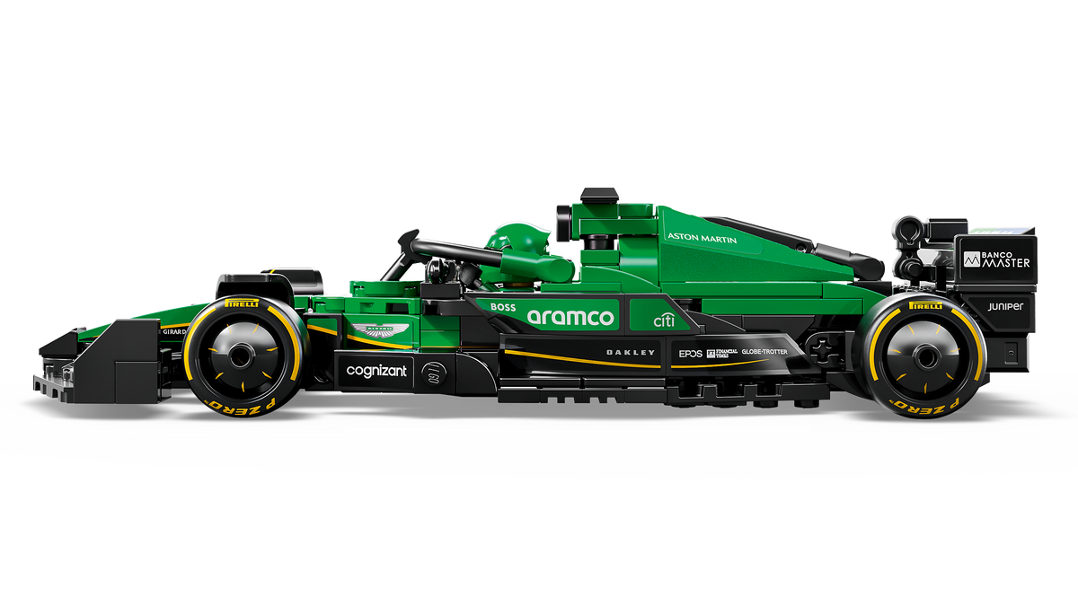 לגו Speed Champions - מכונית מרוץ Aston Martin Aramco ®F1 AMR24 (77245)-3