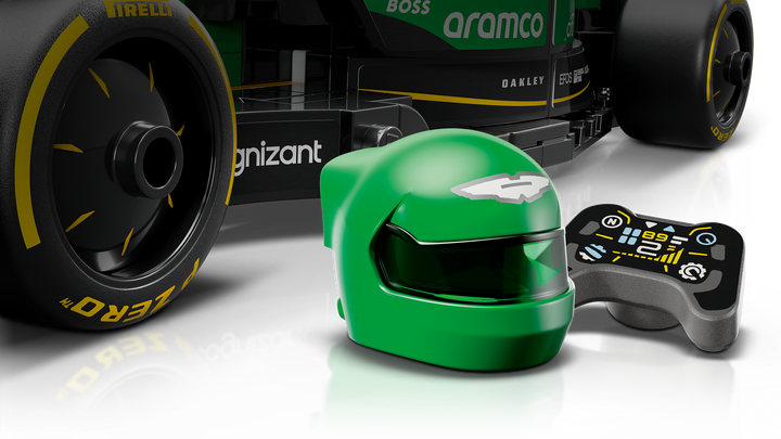 לגו Speed Champions - מכונית מרוץ Aston Martin Aramco ®F1 AMR24 (77245)-6