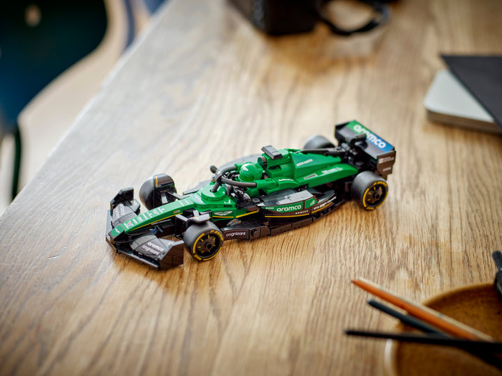 לגו Speed Champions - מכונית מרוץ Aston Martin Aramco ®F1 AMR24 (77245)-9