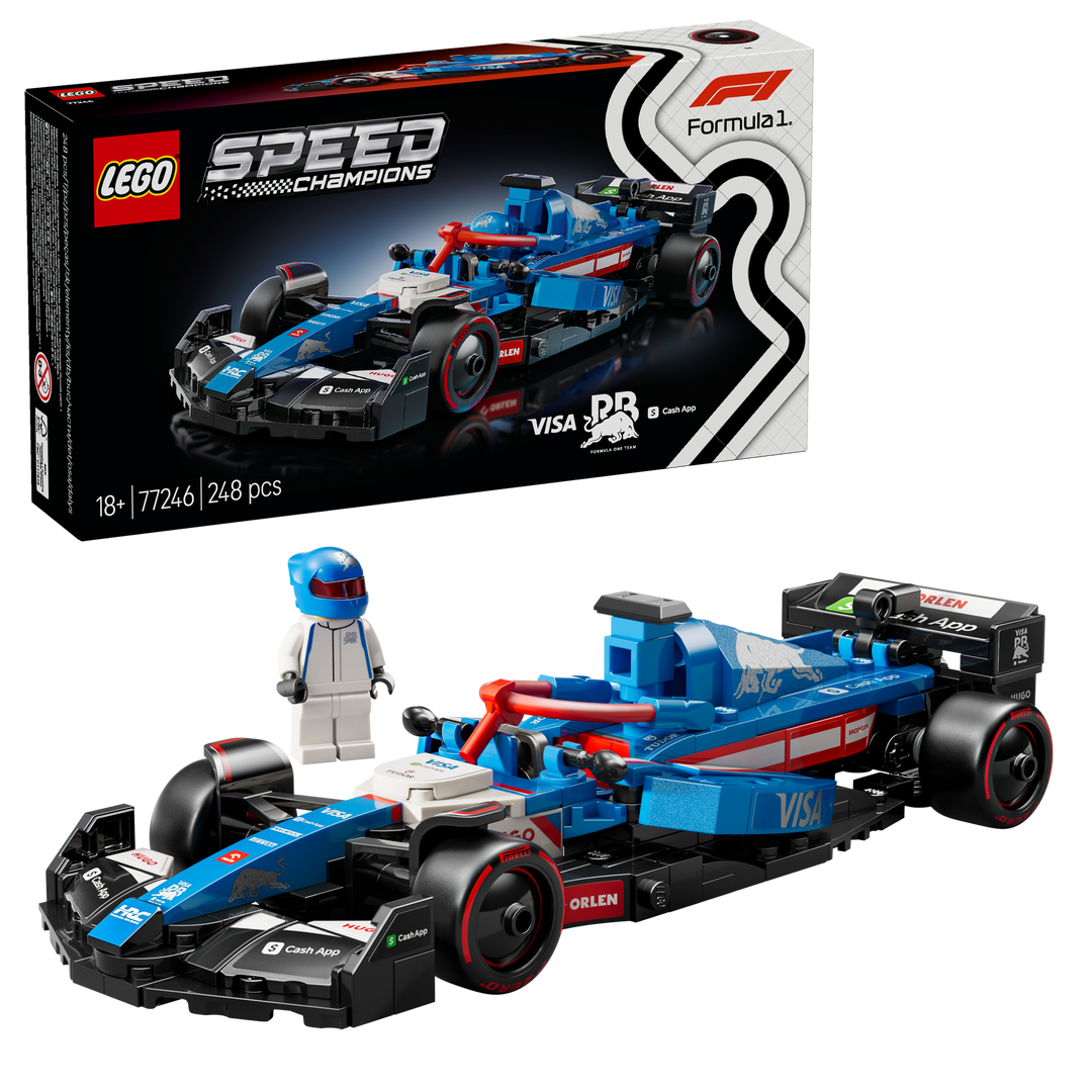 לגו Speed Champions - מכונית מרוץ Visa Cash App RB VCARB 01 ®F1 (77246)-1