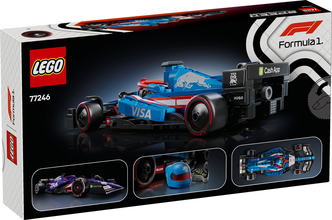 לגו Speed Champions - מכונית מרוץ Visa Cash App RB VCARB 01 ®F1 (77246)-2