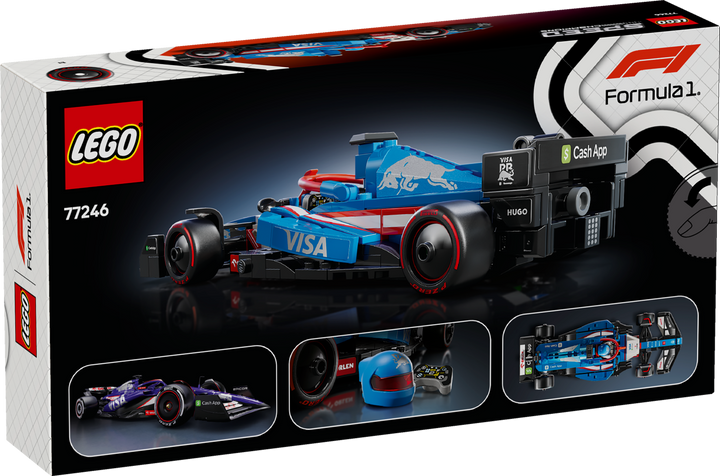 לגו Speed Champions - מכונית מרוץ Visa Cash App RB VCARB 01 ®F1 (77246)-3
