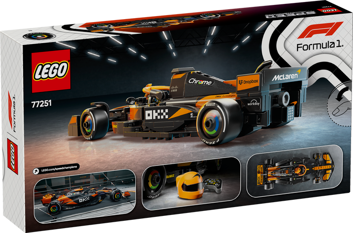 לגו Speed Champions - מכונית מרוץ McLaren ®F1 Team MCL38 (77251)-2