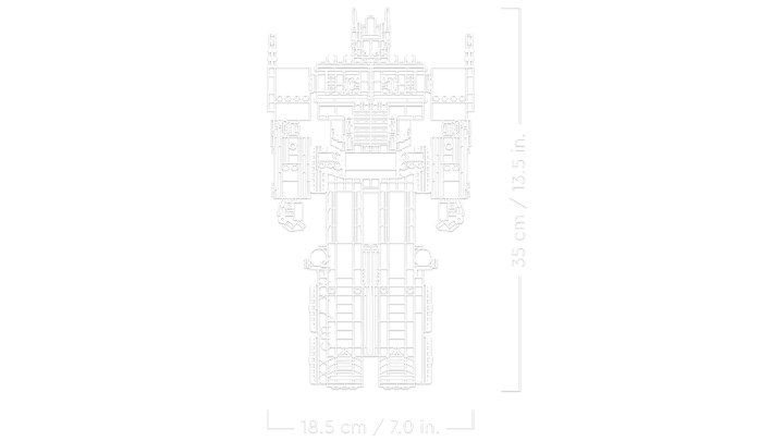 לגו Icons - Optimus Prime (10302)-7