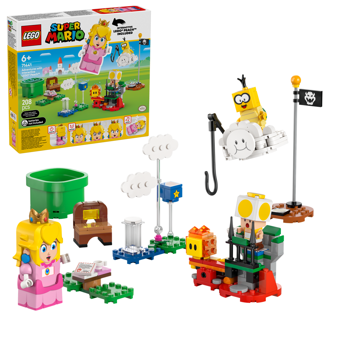 לגו Super Mario™ - הרפתקאות עם ‎‎‎‎‎‎‎‎‎‎‎‎‎‎‎‎‎‎‎‎‎‎‎‎‎‎‎‎‎ LEGO® Peach™‎אינטראקטיבי (71441)-1