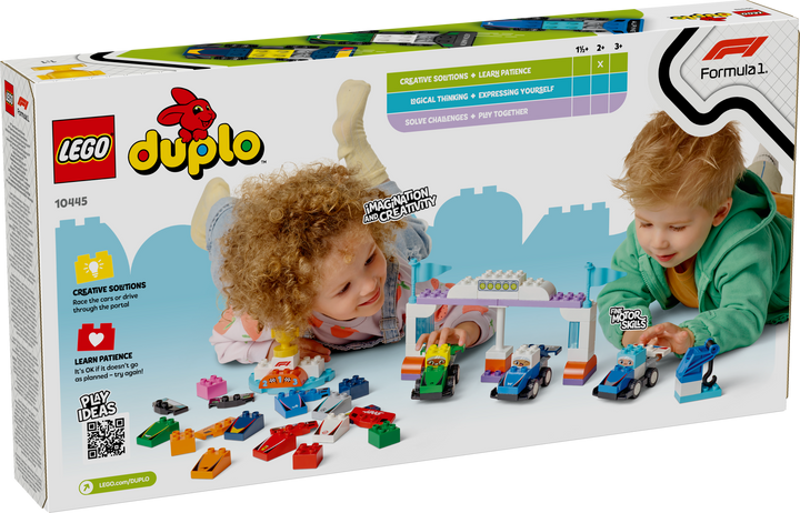 לגו DUPLO® - מכוניות מרוץ ונהגים של קבוצת ®F1 (10445)-3