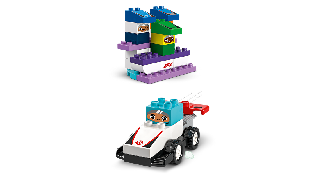 לגו DUPLO® - מכוניות מרוץ ונהגים של קבוצת ®F1 (10445)-4