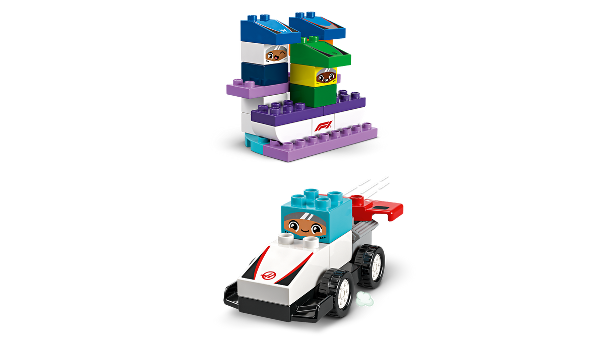 לגו DUPLO® - מכוניות מרוץ ונהגים של קבוצת ®F1 (10445)-5