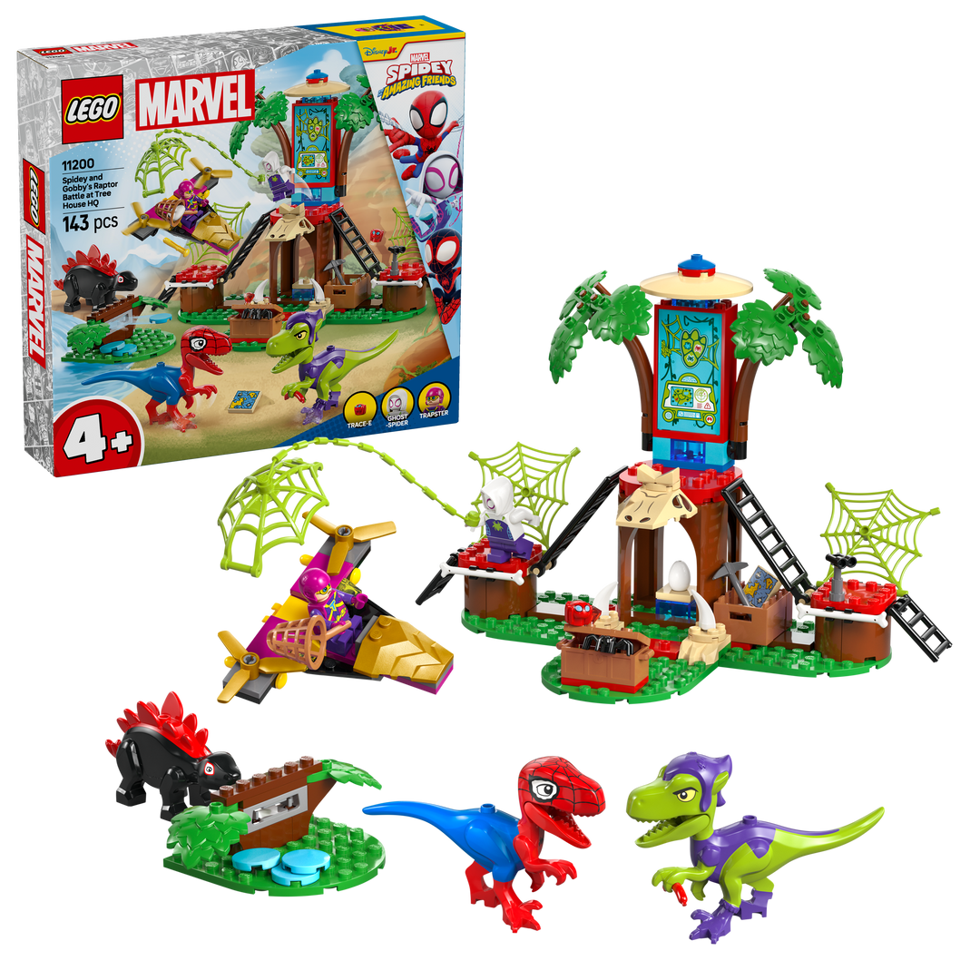 לגו | Marvel - ספיידי וגובי ראפטור נלחמים במטה בית העץ (11200)-2