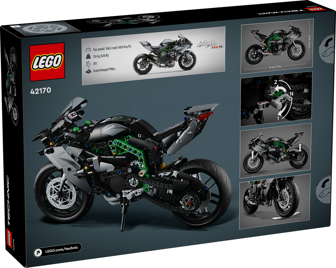 לגו Technic - אופנוע Kawasaki Ninja H2R (42170)-1
