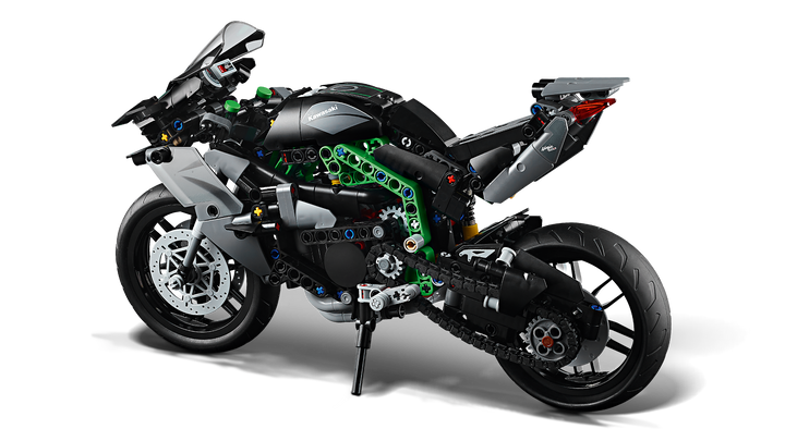 לגו Technic - אופנוע Kawasaki Ninja H2R (42170)-4