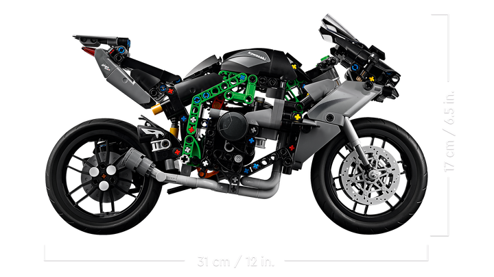 לגו Technic - אופנוע Kawasaki Ninja H2R (42170)-5