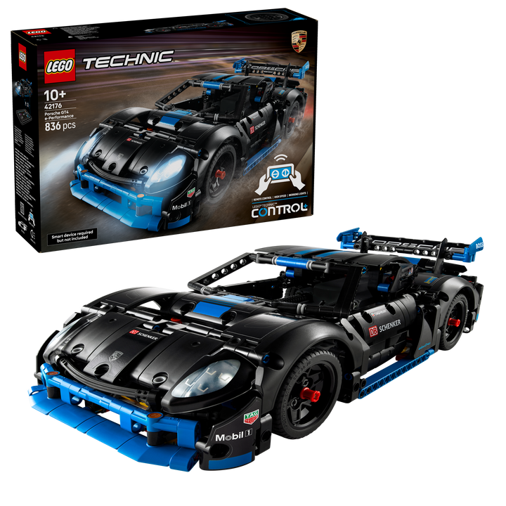 לגו Technic - מכונית מרוץ Porsche GT4 e-Performance (42176)-2